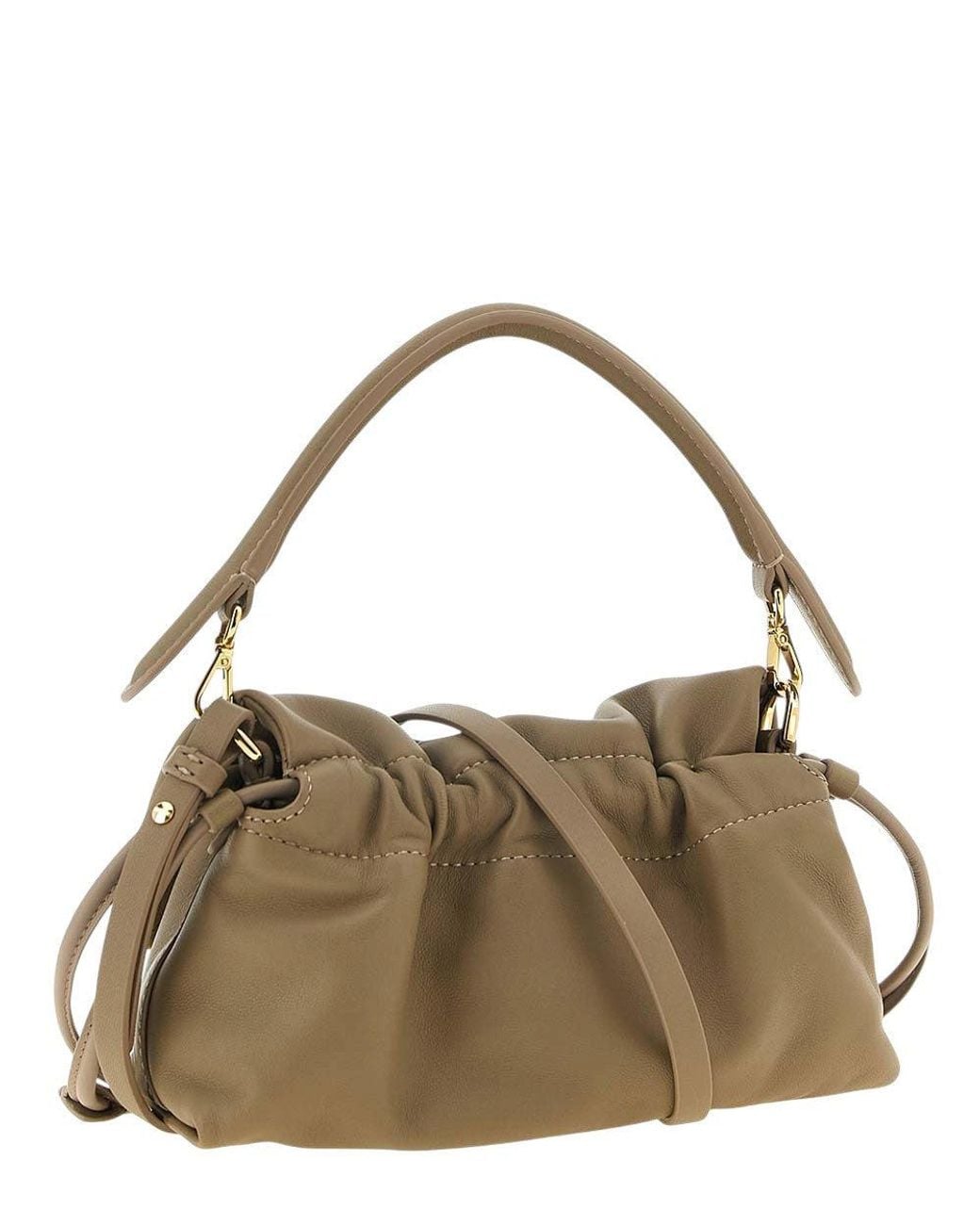 Fendi Metallic Baguette Soft Piccola Small Shoulder Bag