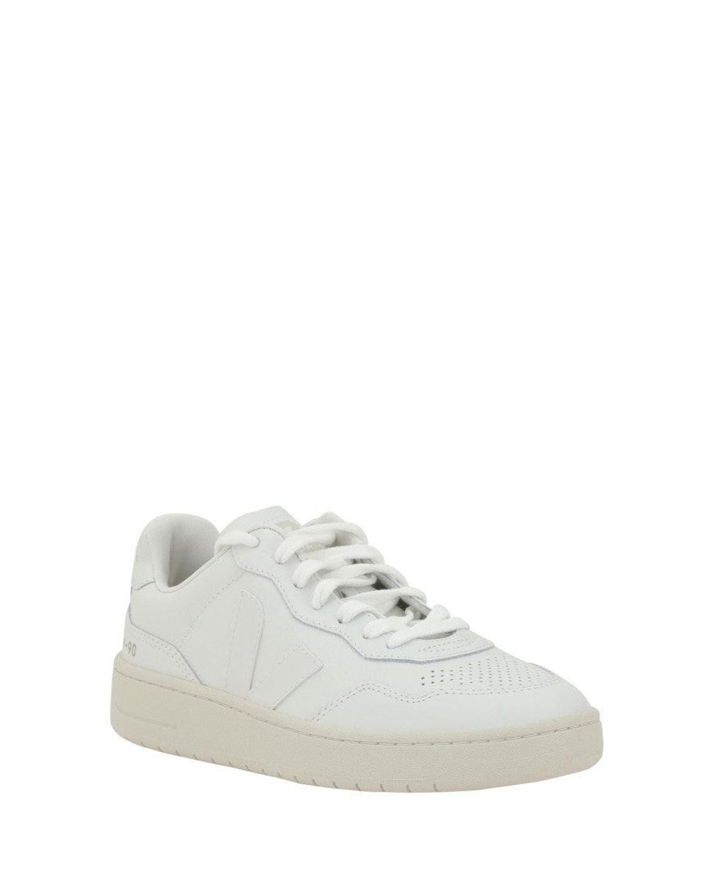 Veja White Logo V-90 Sneakers