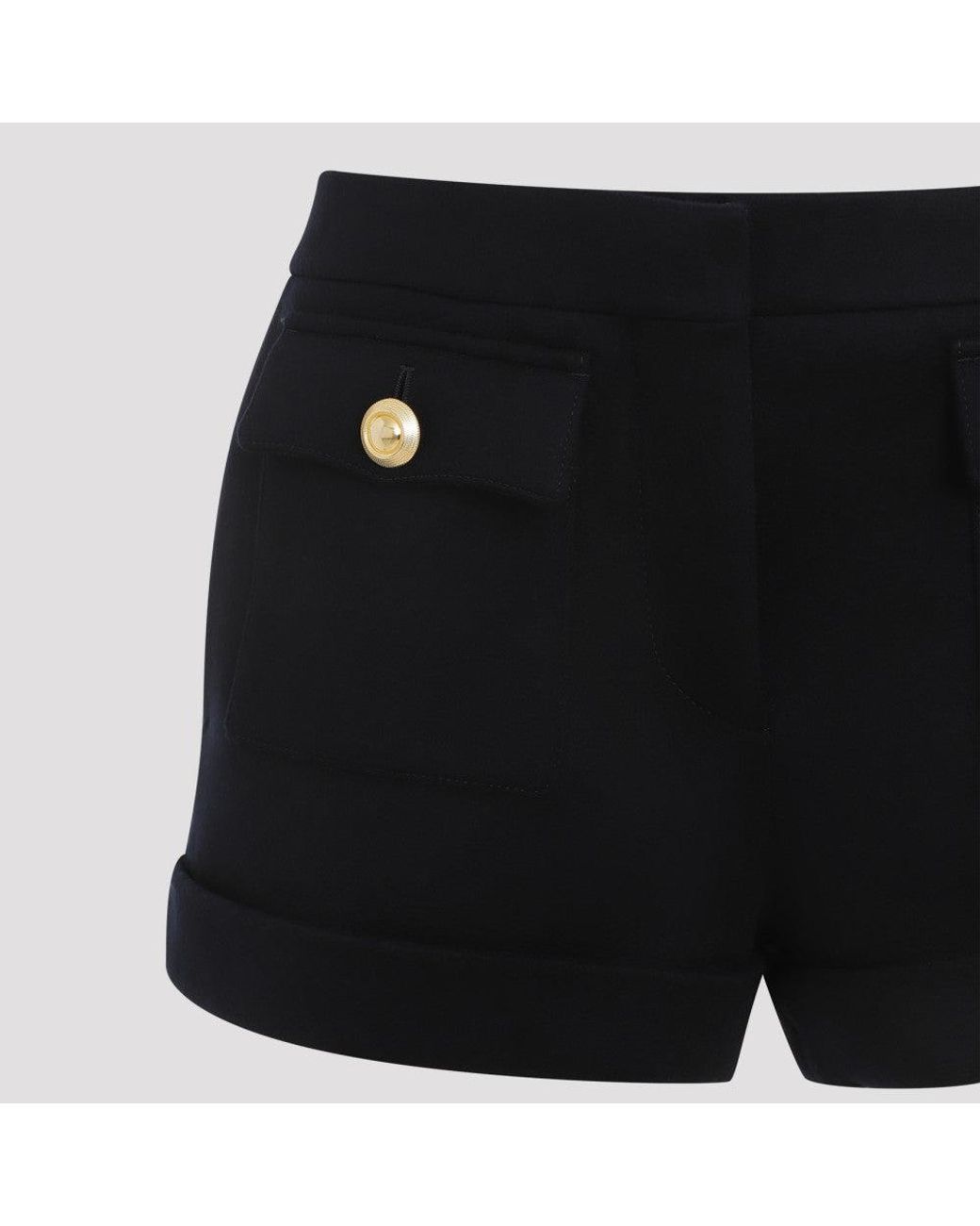 Tom Ford Black Dark Wool Shorts