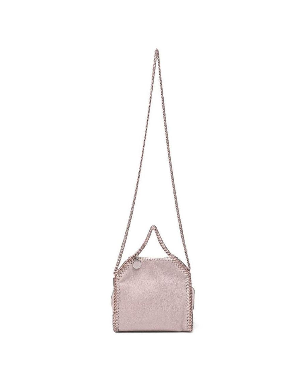 Stella McCartney Pink Falabella Tiny Crossbody Bag