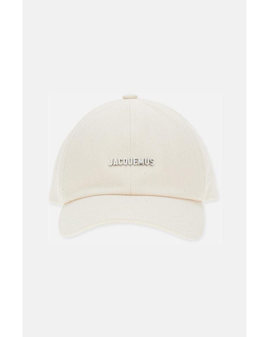 Jacquemus White Logo Baseball Hat