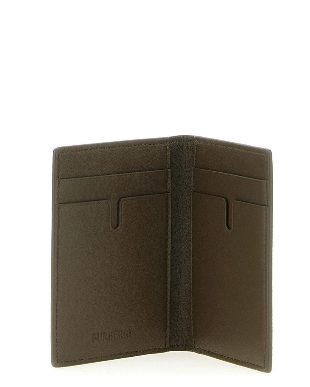 Burberry Natural Check Card Holder for men