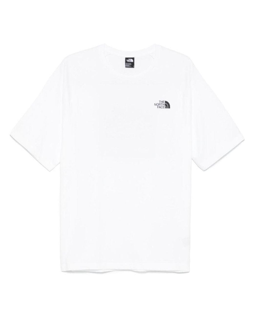 The North Face White Crew Neck T-Shirt for men