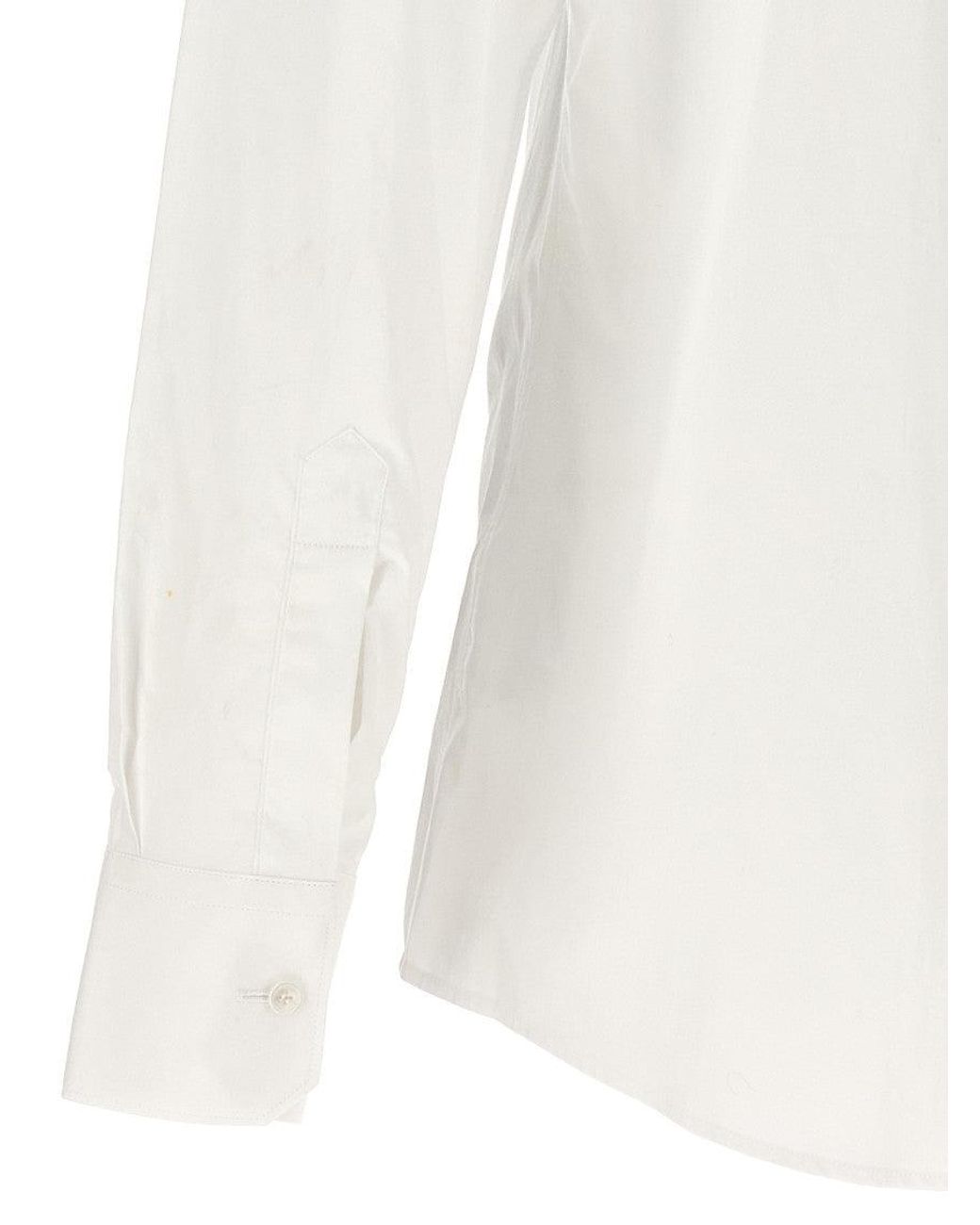 Dolce & Gabbana White Long Sleeve Shirt for men