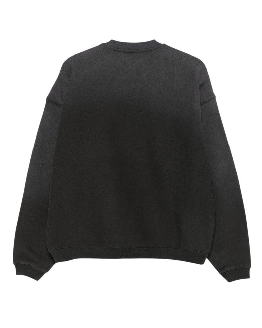 Stussy Black Oversized Sweatshirt for men