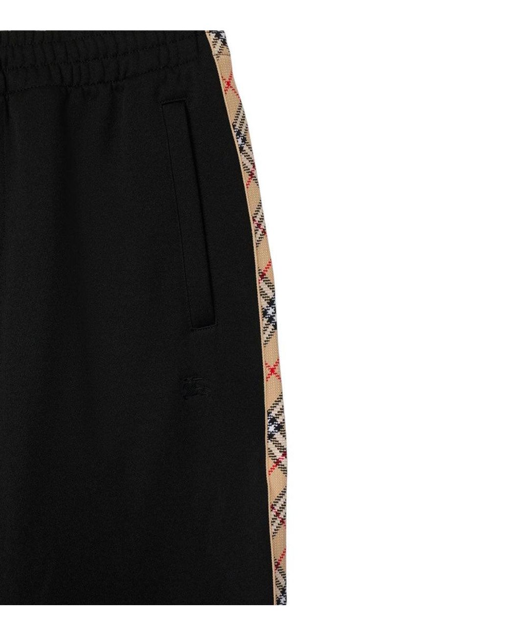 Burberry Blue Solid Track Pants for men