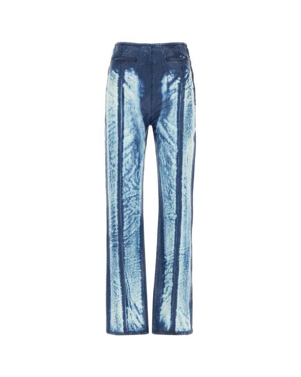 DIESEL Blue Marbled Wash Slim Fit Pant