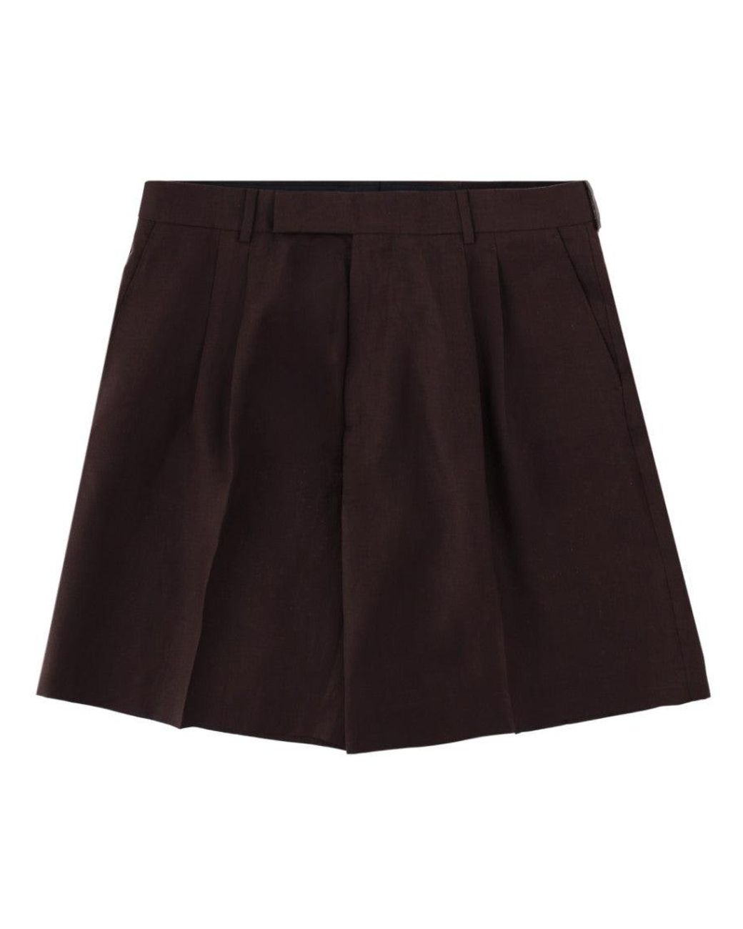 Paul Smith Black Linen Shorts Size 34 for men