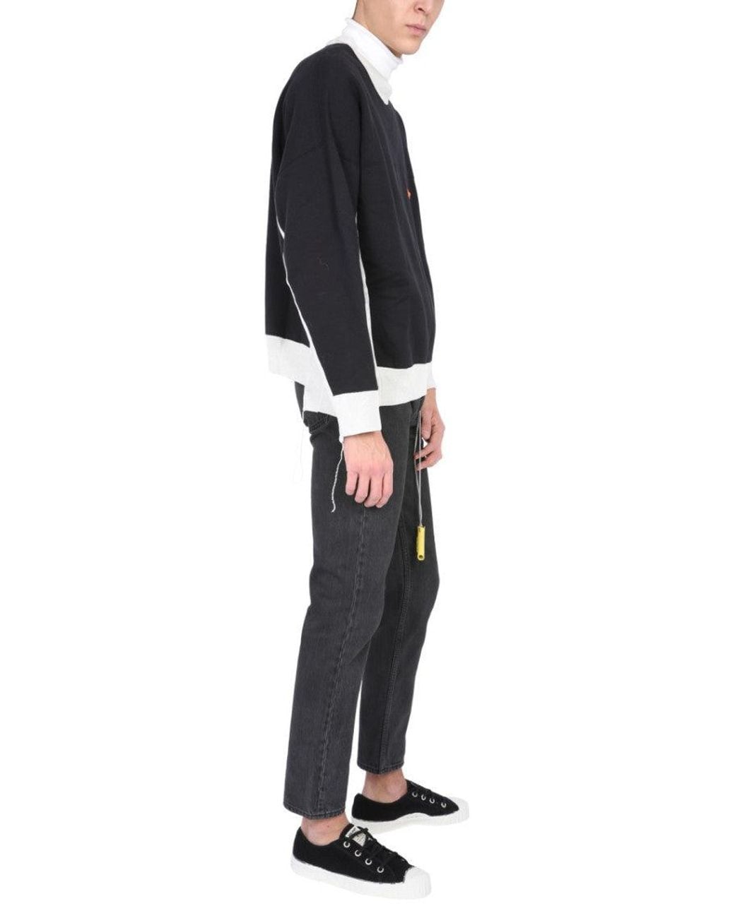 Ambush Black Crew Neck Sweatshirts for men