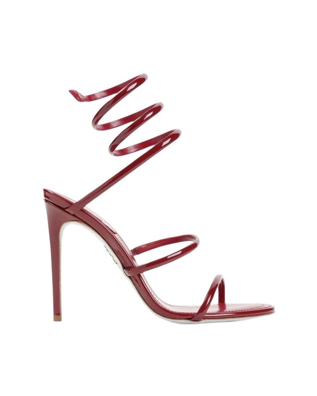 Rene Caovilla Pink Open-Toe Heels