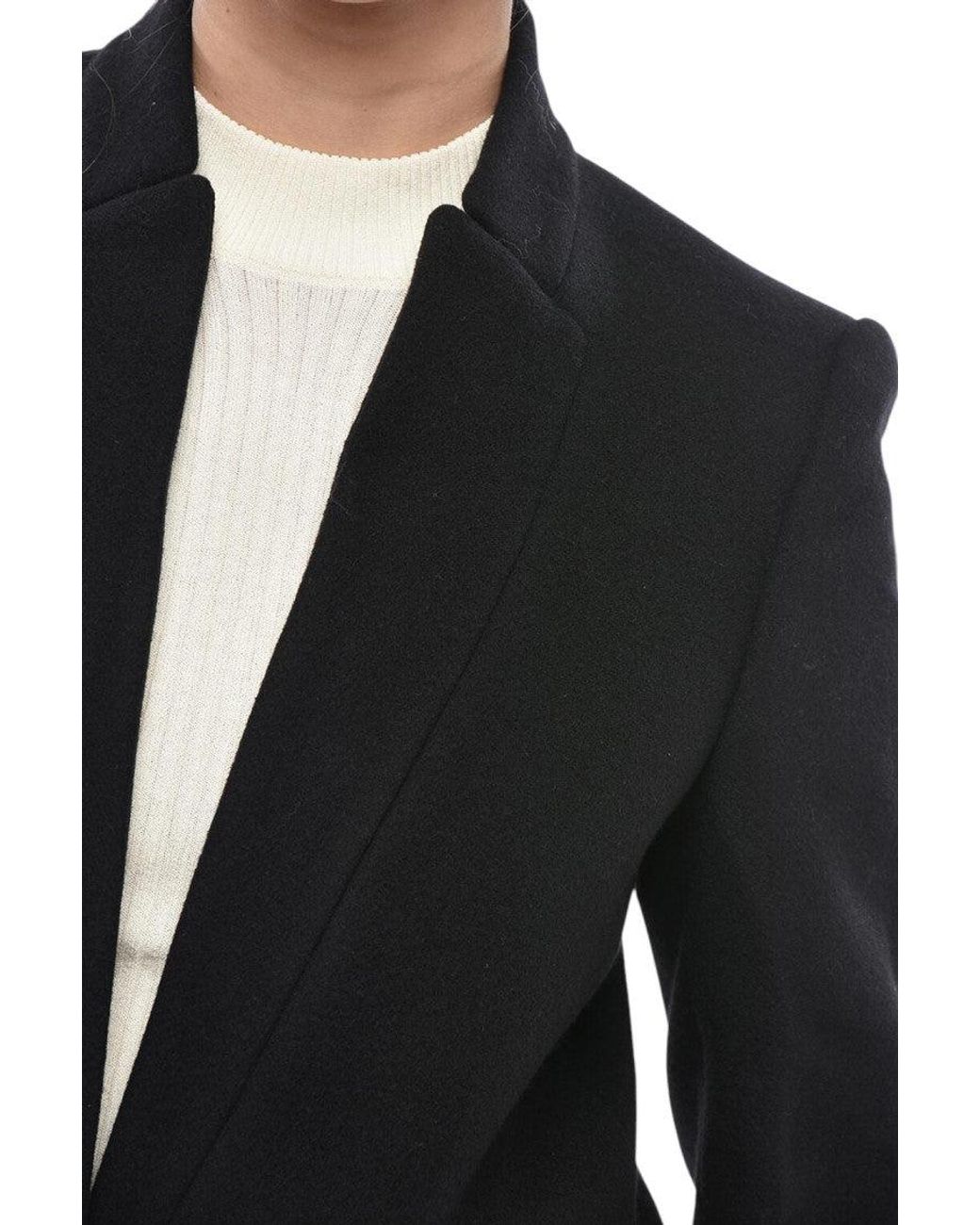 Stella McCartney Black Notched Lapel Blazer