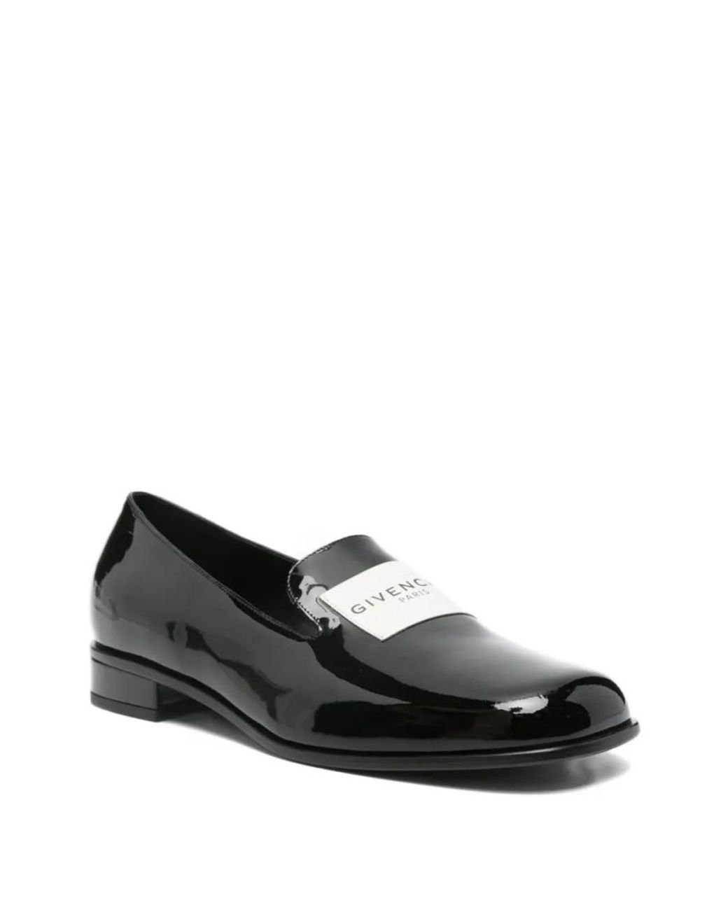 Givenchy Black Logo Loafers