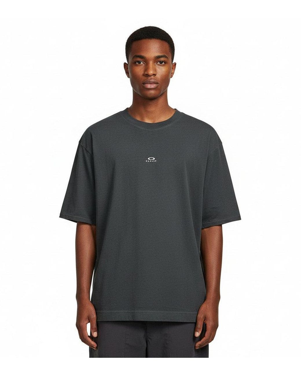Oakley Black Relaxed Logo T-Shirt for men