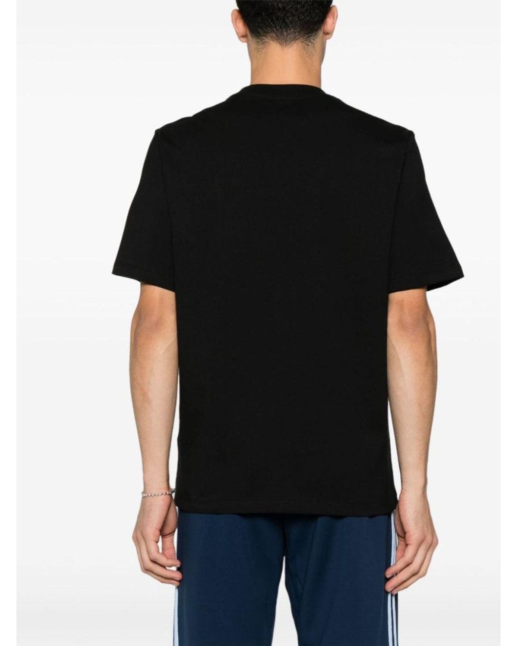 Amiri Black Crewneck Logo T-Shirt for men
