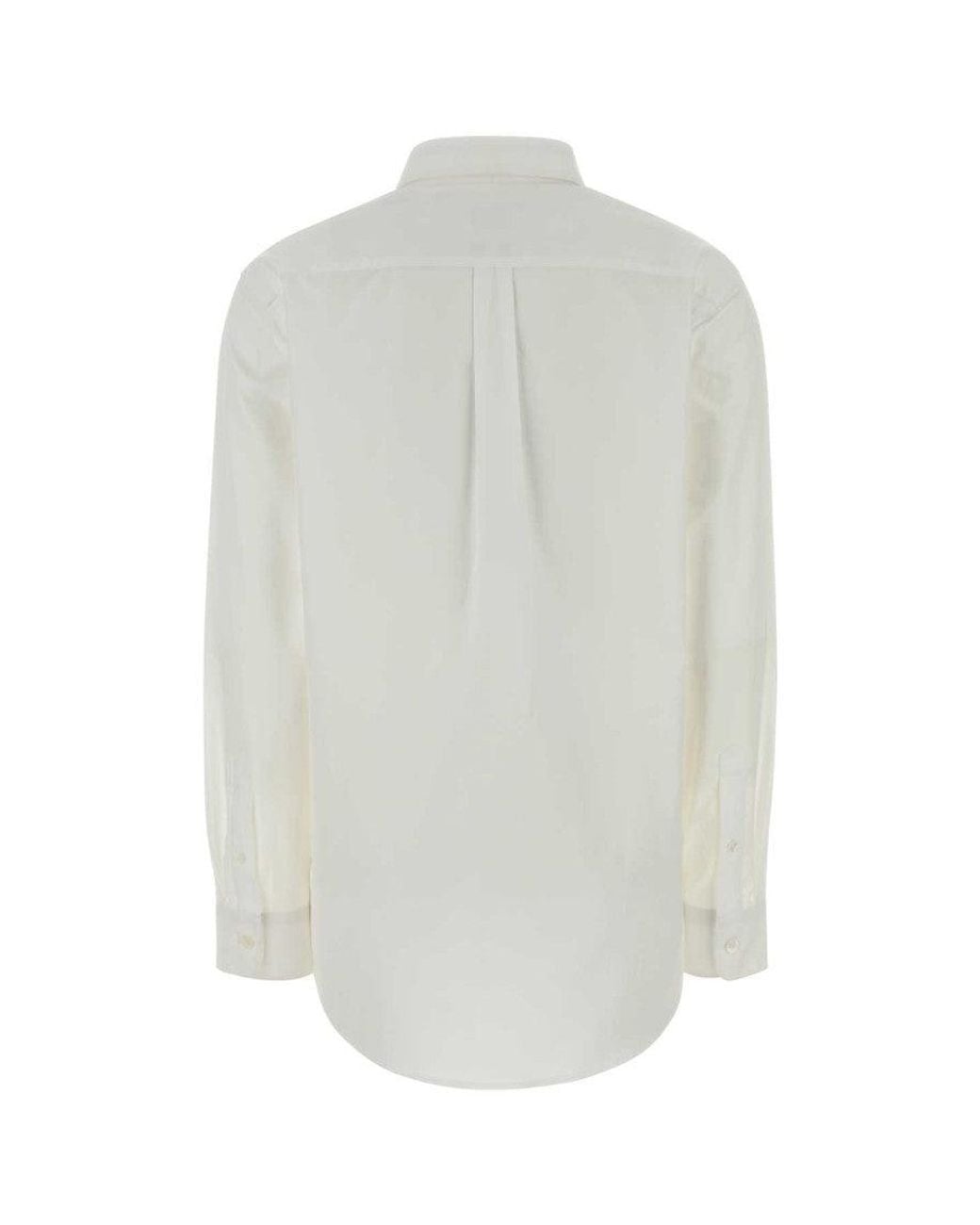 A.P.C. White Regular Solid Shirt