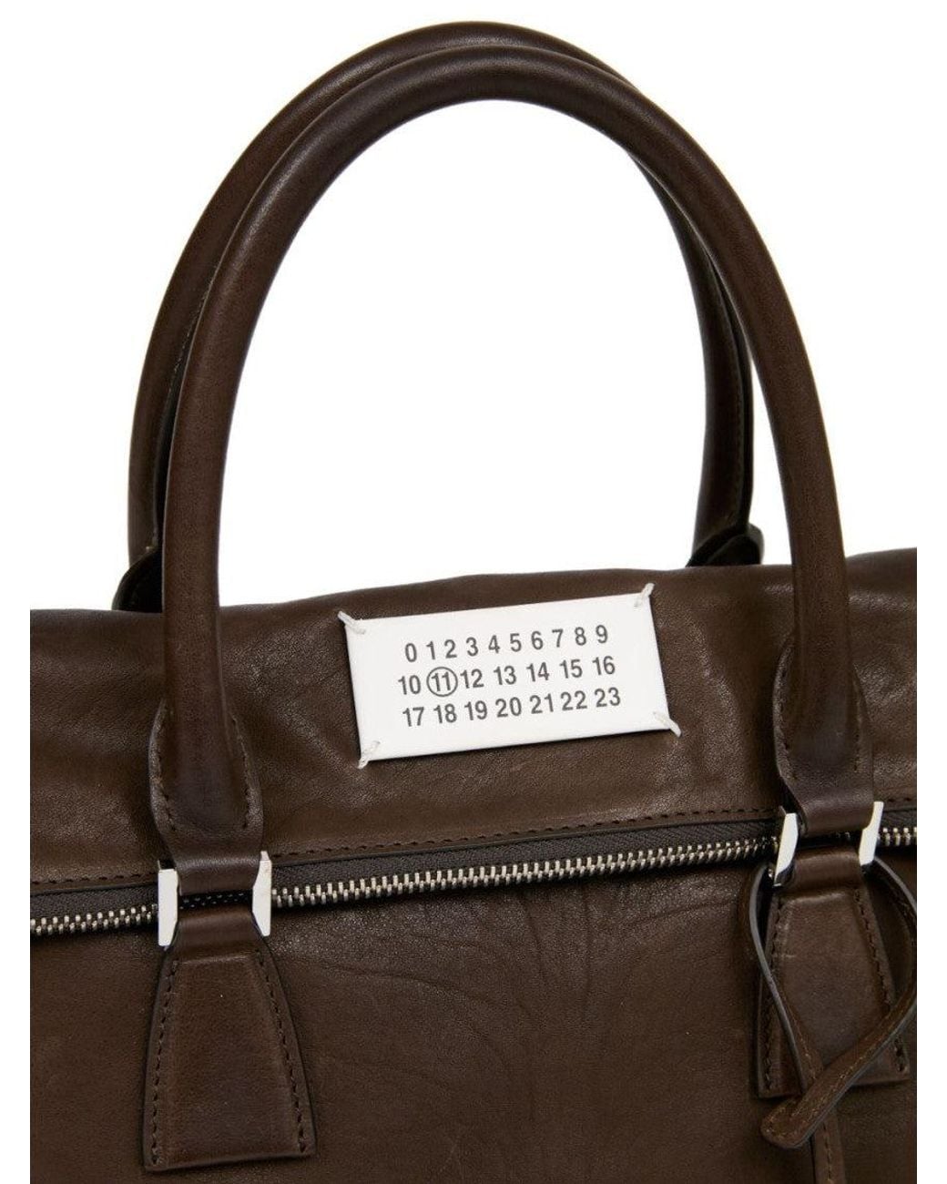 Maison Margiela Brown 5Ac Loved To Death Medium Bag