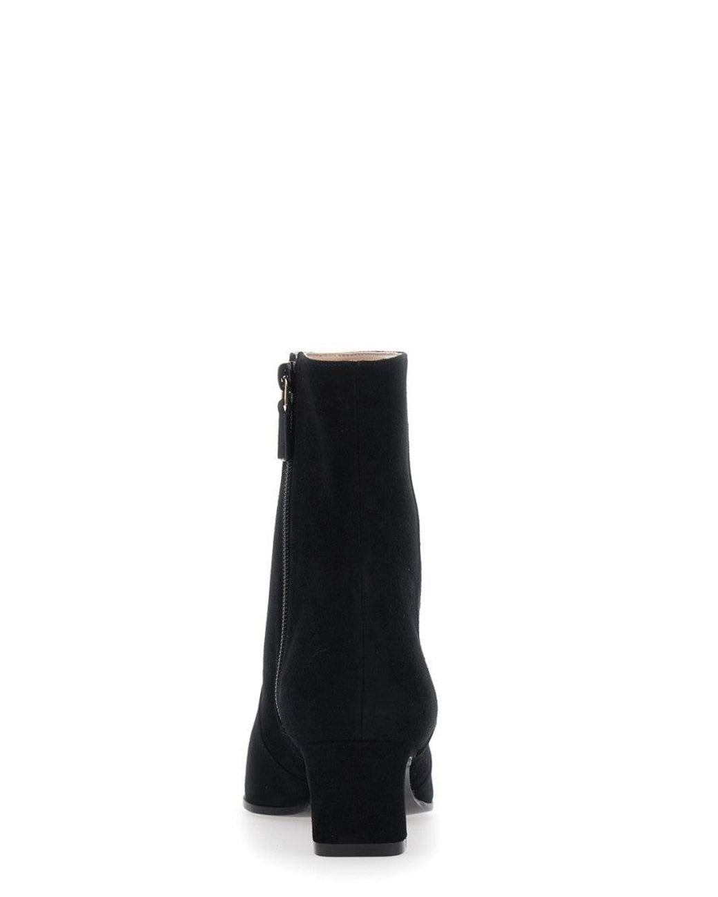 Stuart Weitzman Black Ankle Boots