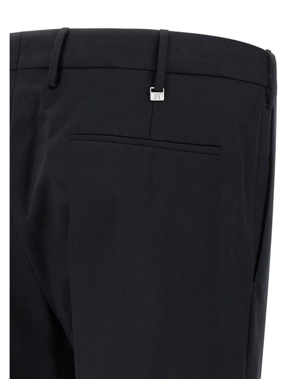 PT Torino Blue Wool Pant for men