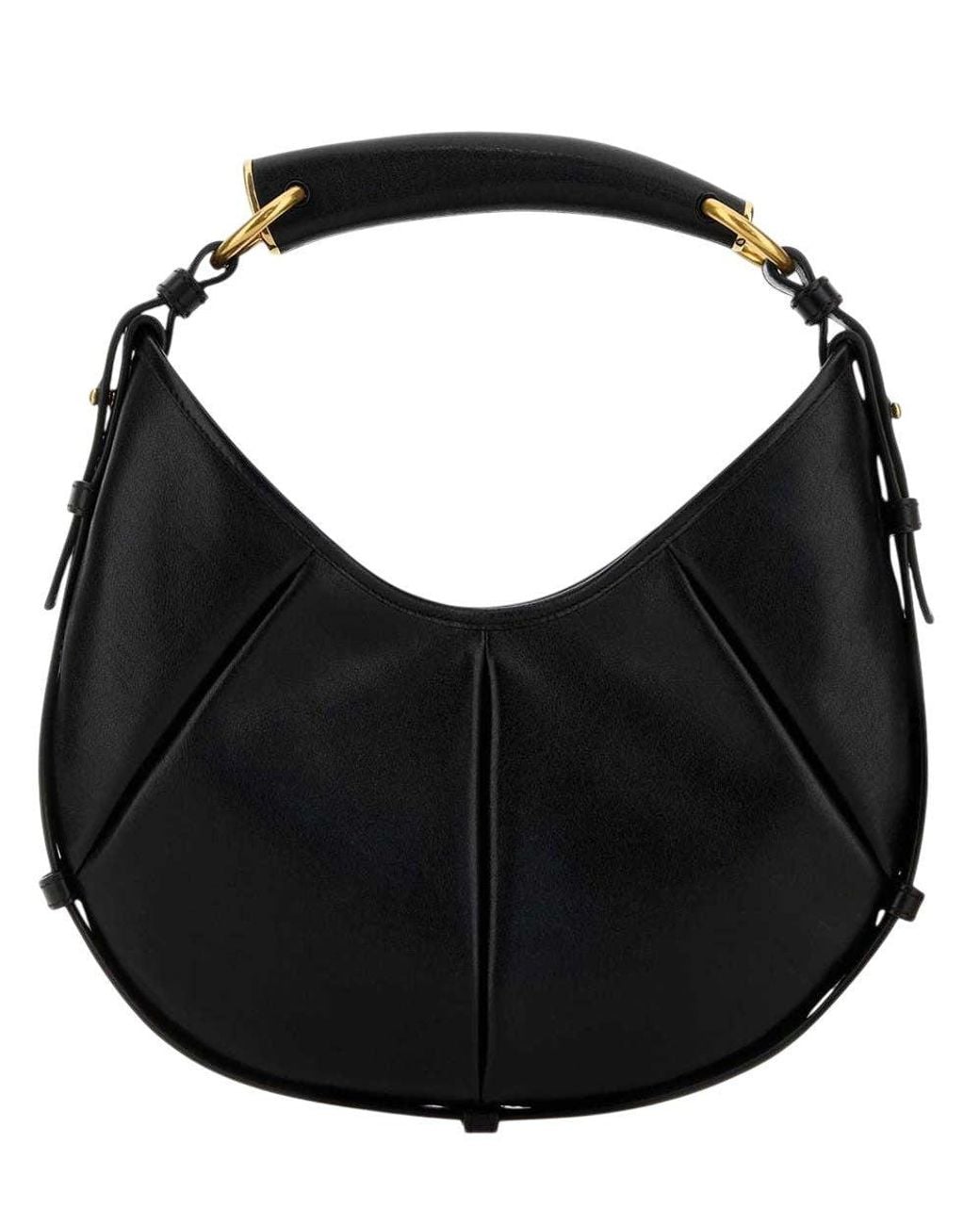 Saint Laurent Black Mombasa Small Hobo