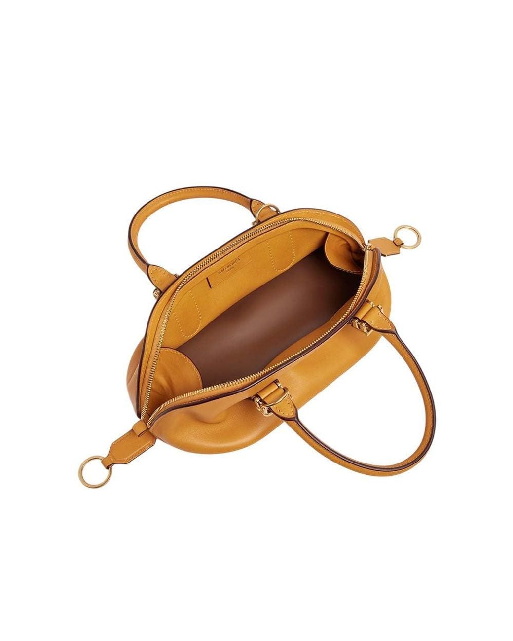 Balenciaga Brown Mustard Bolero Mini Duffle Bag
