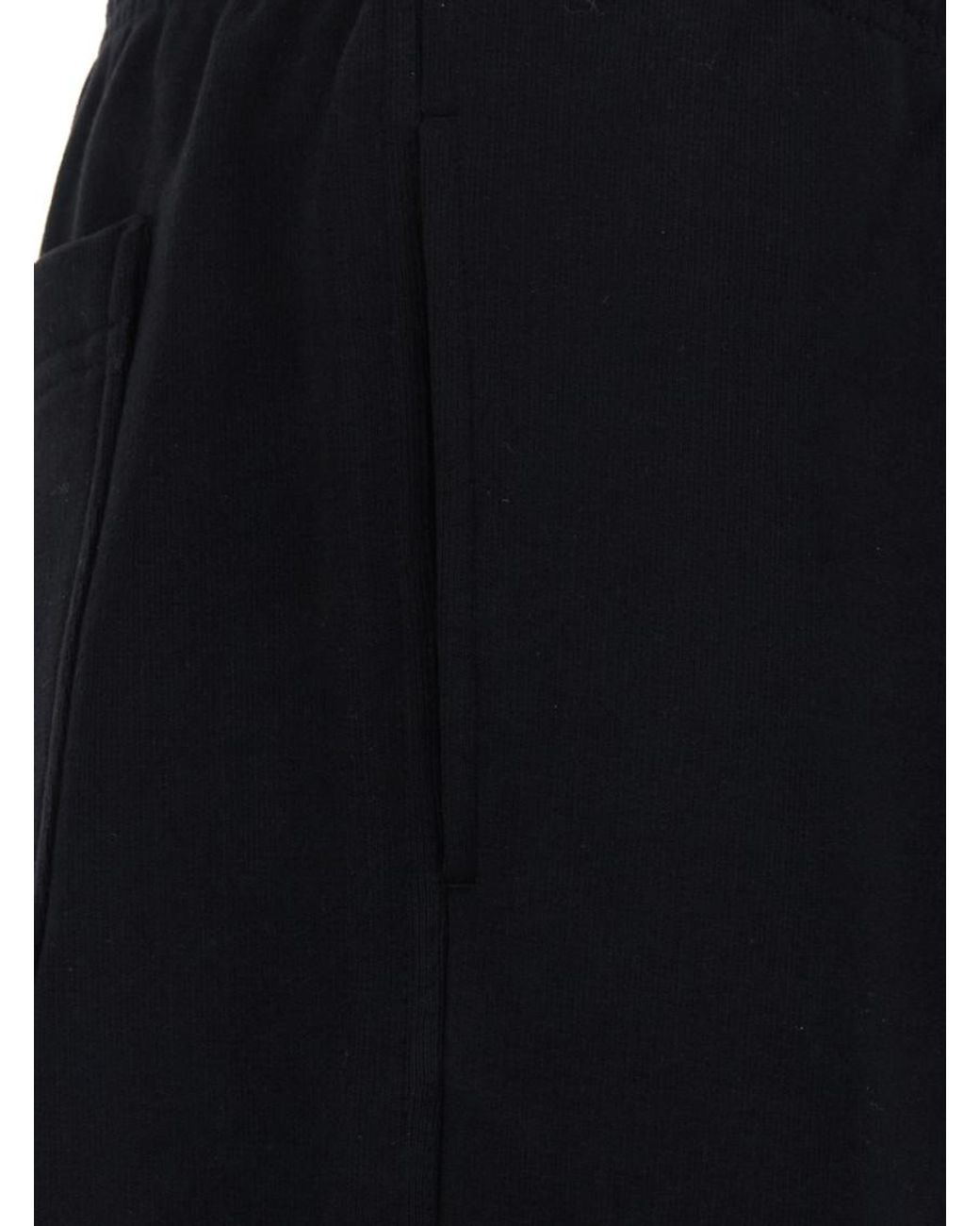 Burberry Black Regular Drawstring Pants