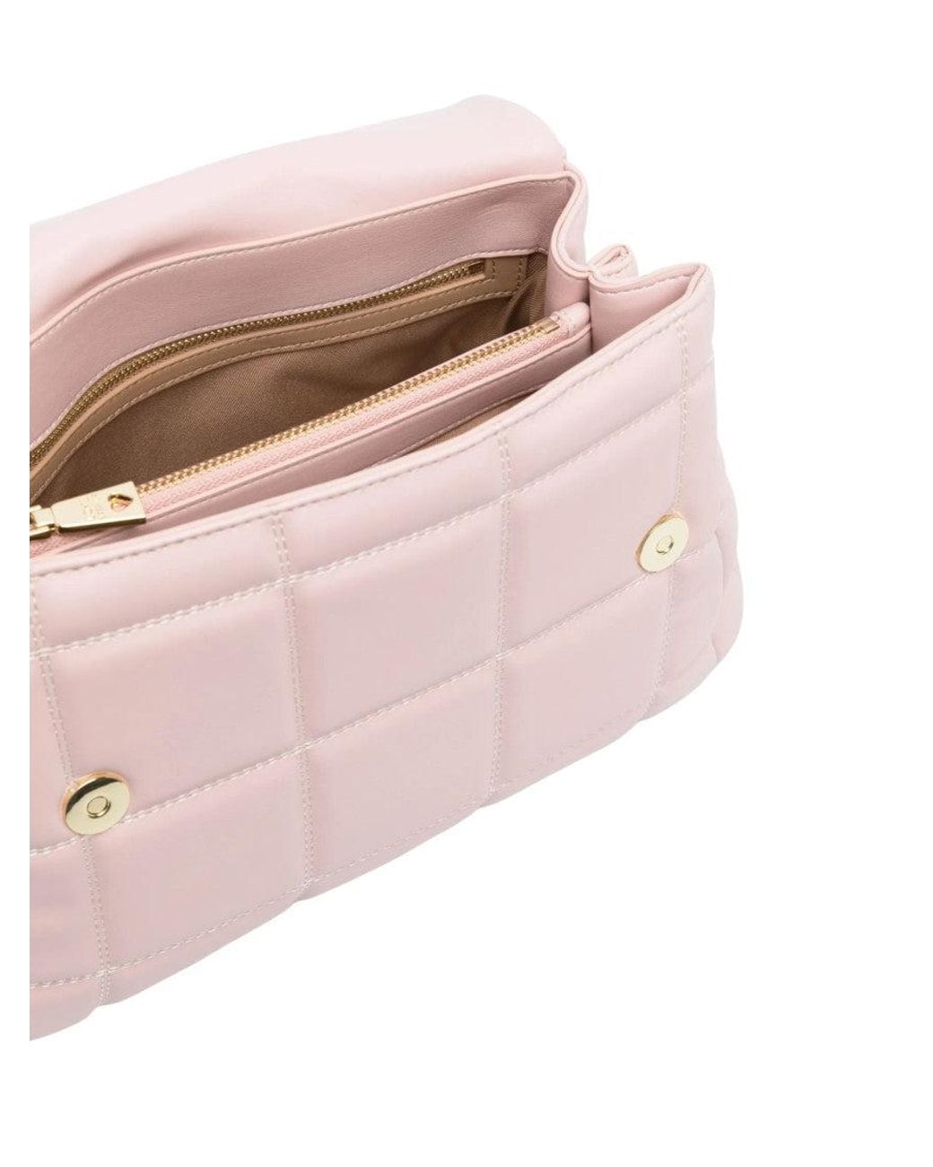 Love Moschino Pink Light Logo Medium Satchel