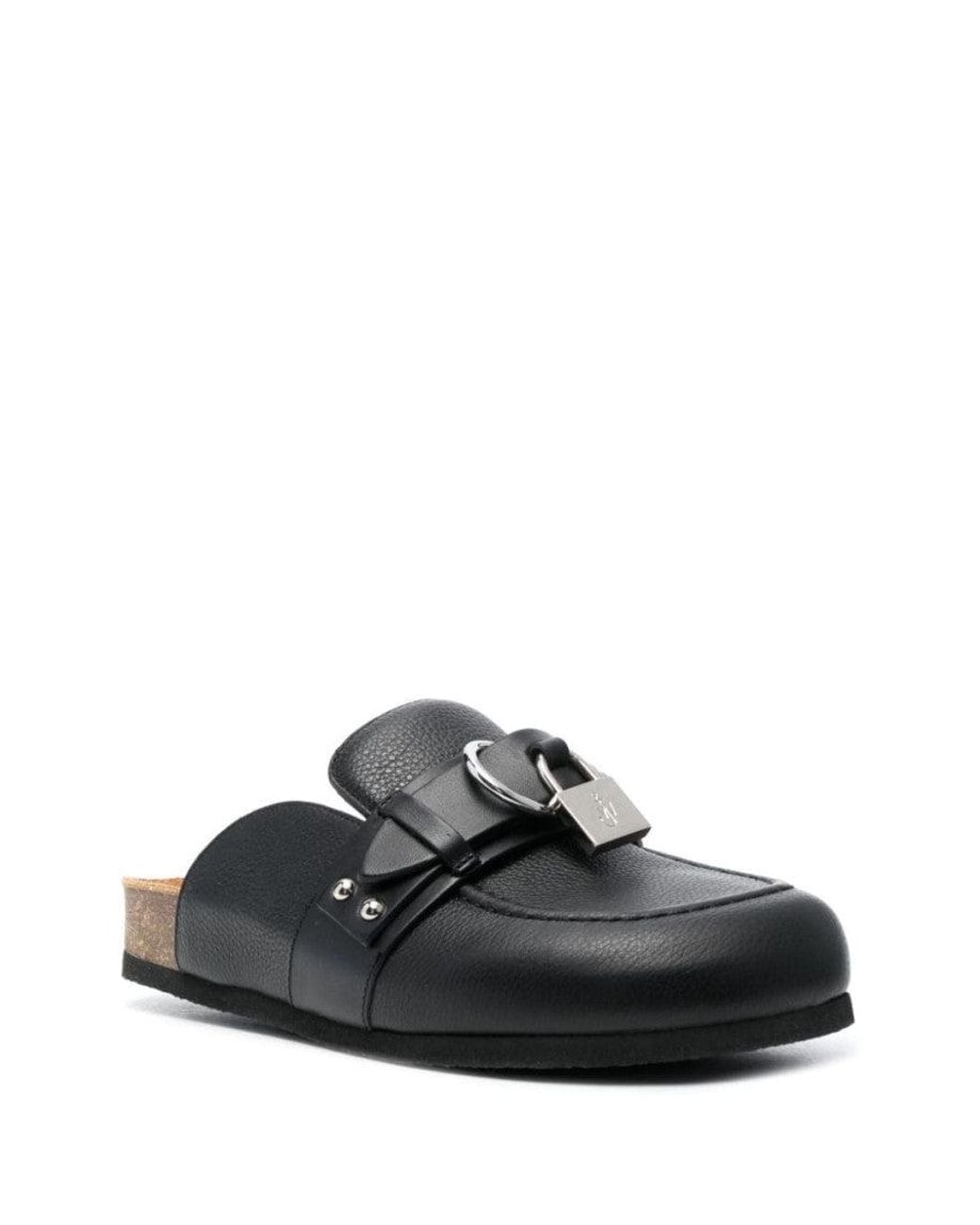 J.W. Anderson Black Leather Mules