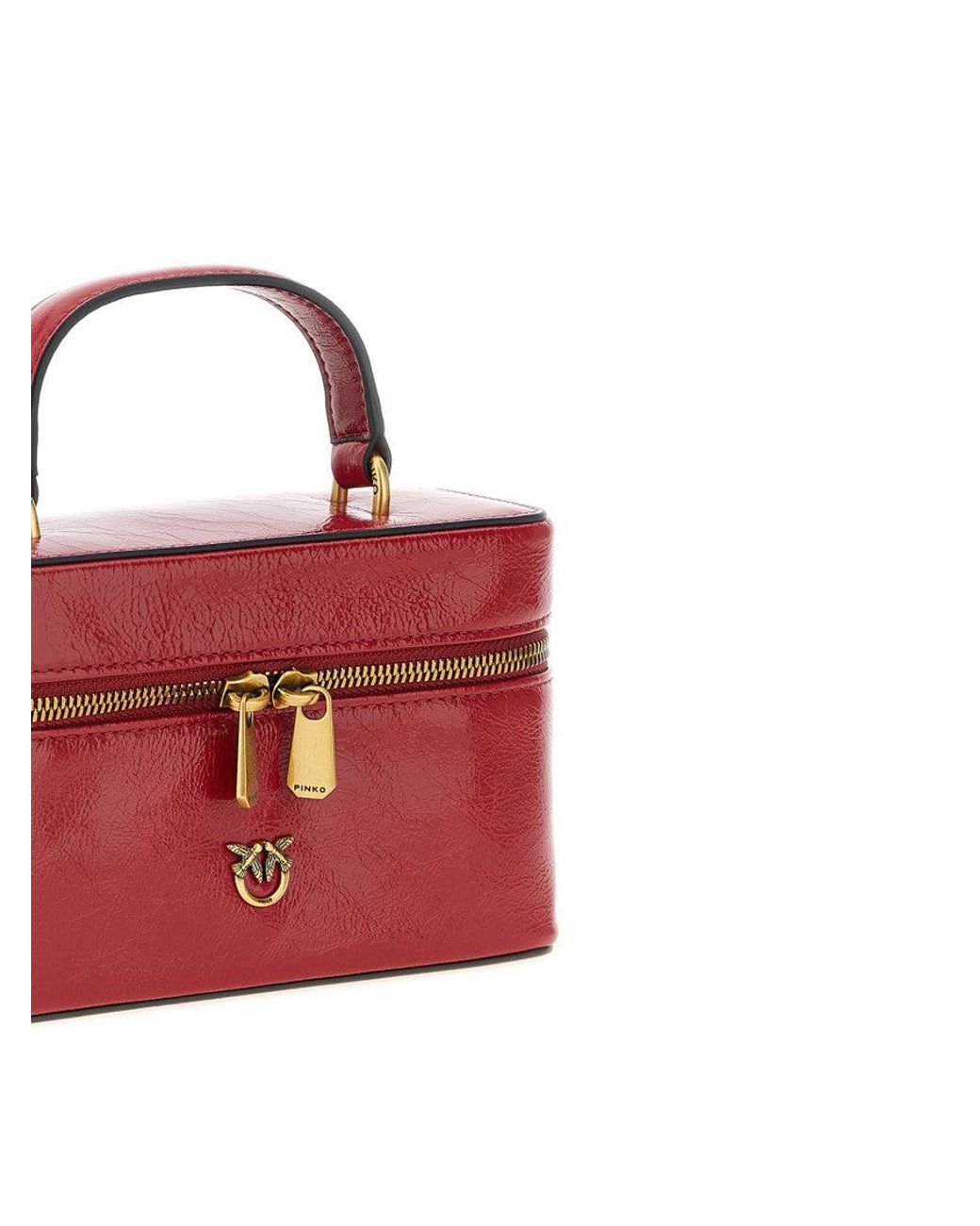 Pinko Red 'Vanity Soft' Mini Crossbody Bag