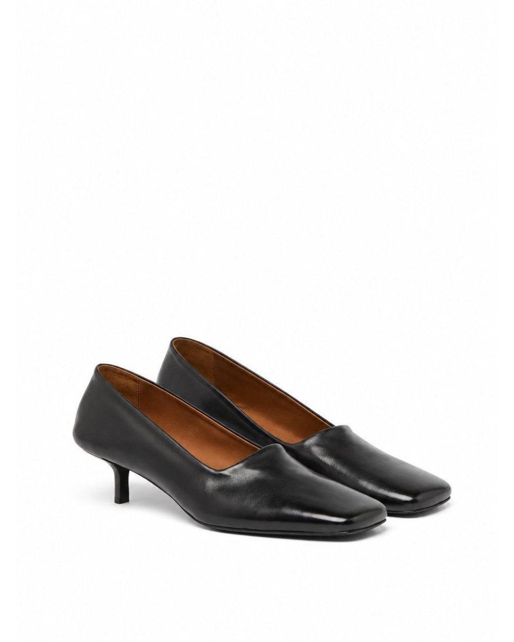 Marsèll Black Leather Decollete Pumps