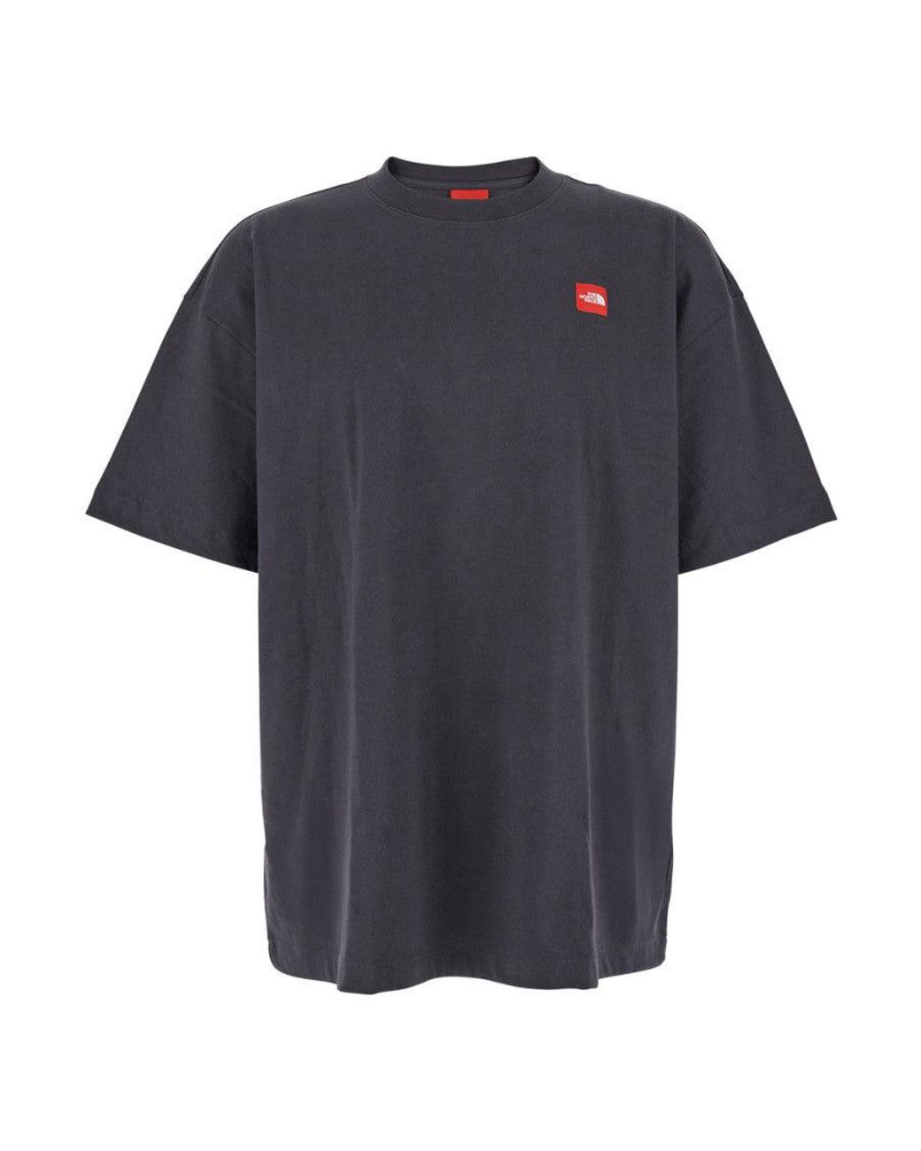 The North Face Blue Logo Crew Neck T-Shirt for men