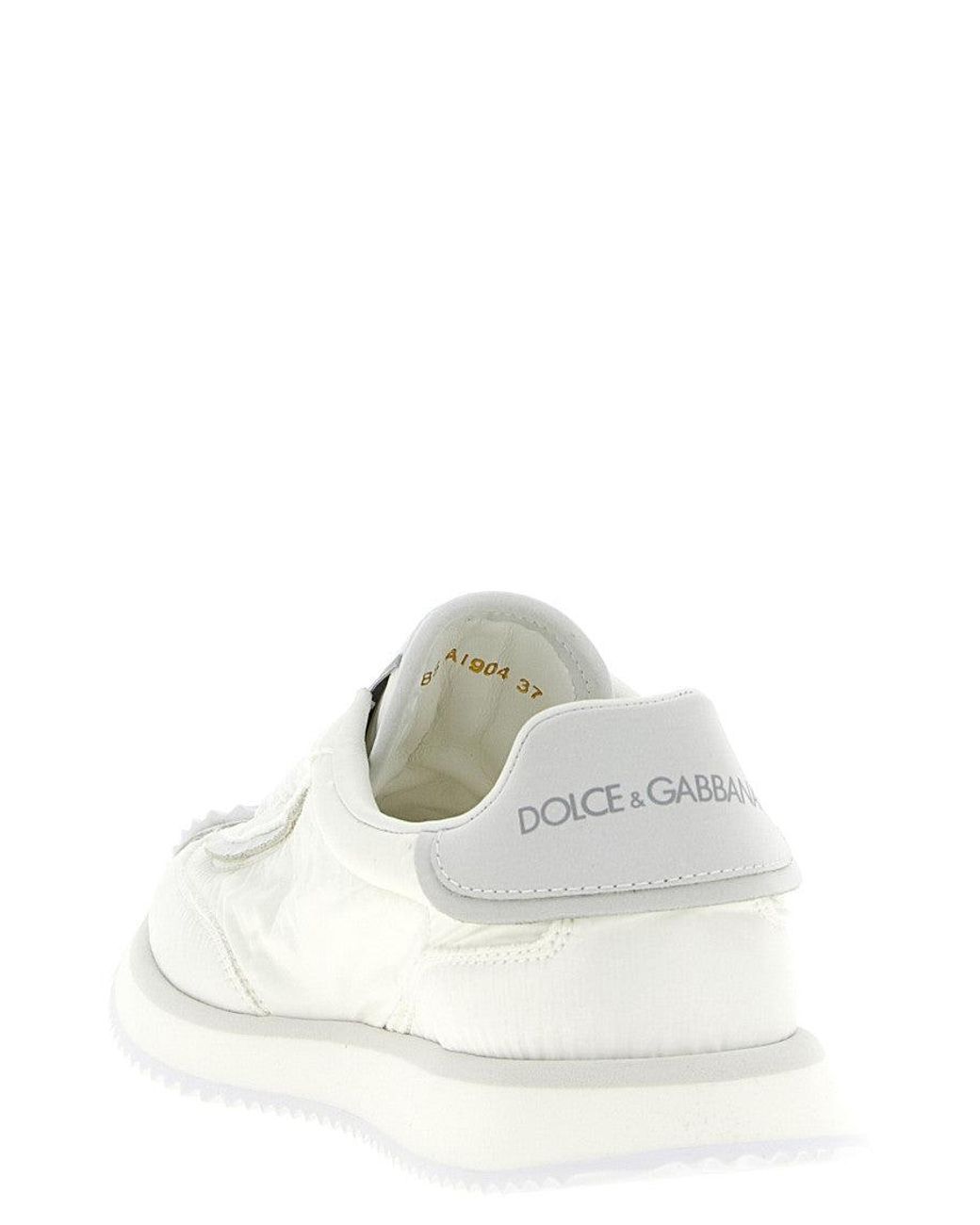 Dolce & Gabbana White Logo Sneakers