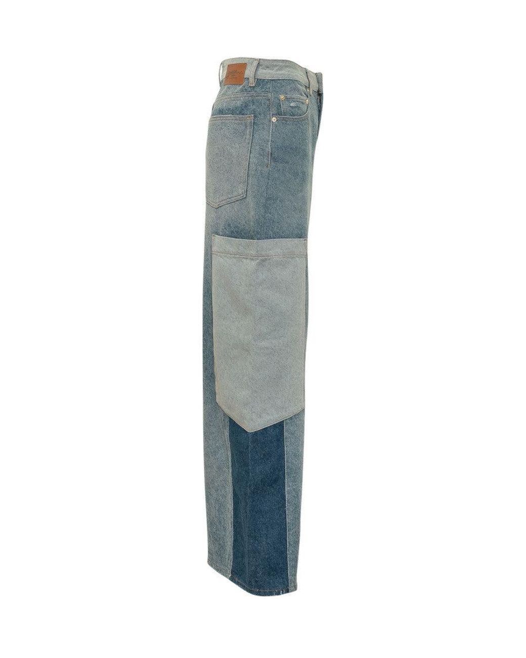 Ganni Blue Loose High Rise Jeans