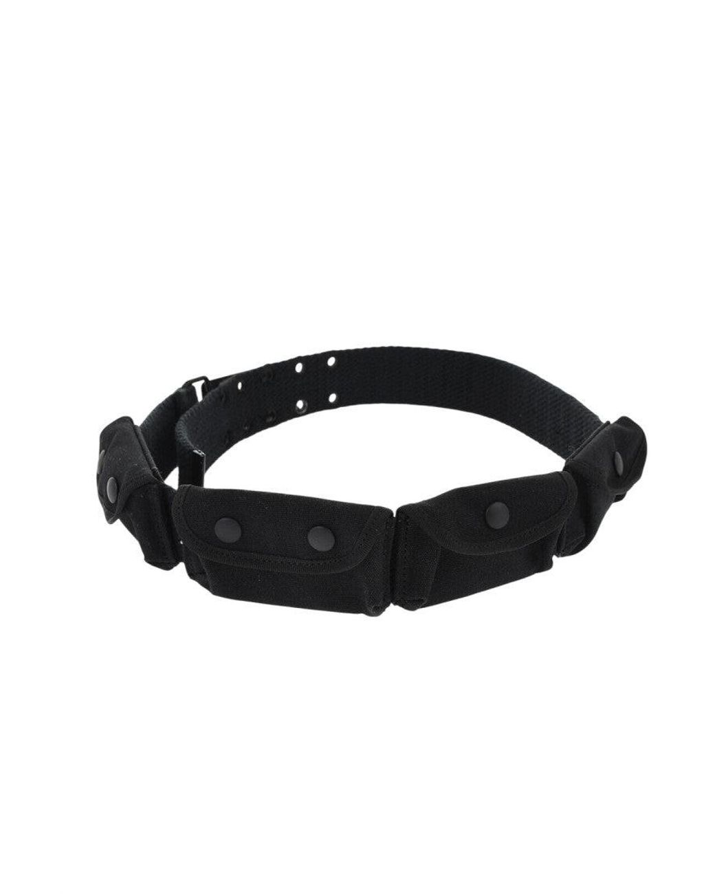 DSquared² Black Utility Solid Belt for men