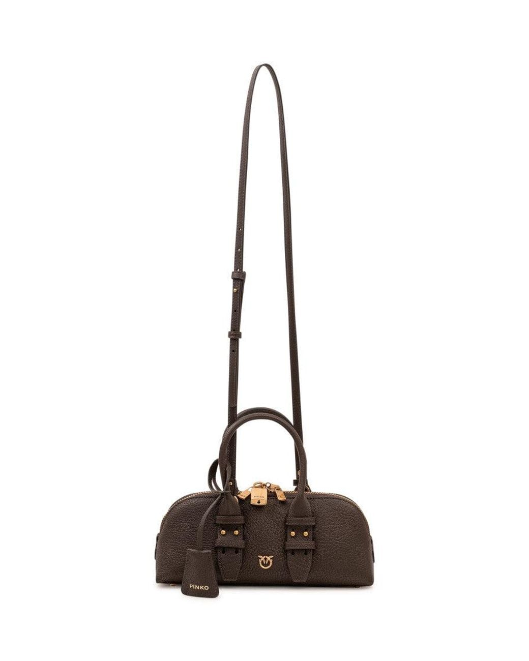 Pinko Brown Dark Escape Small Satchel