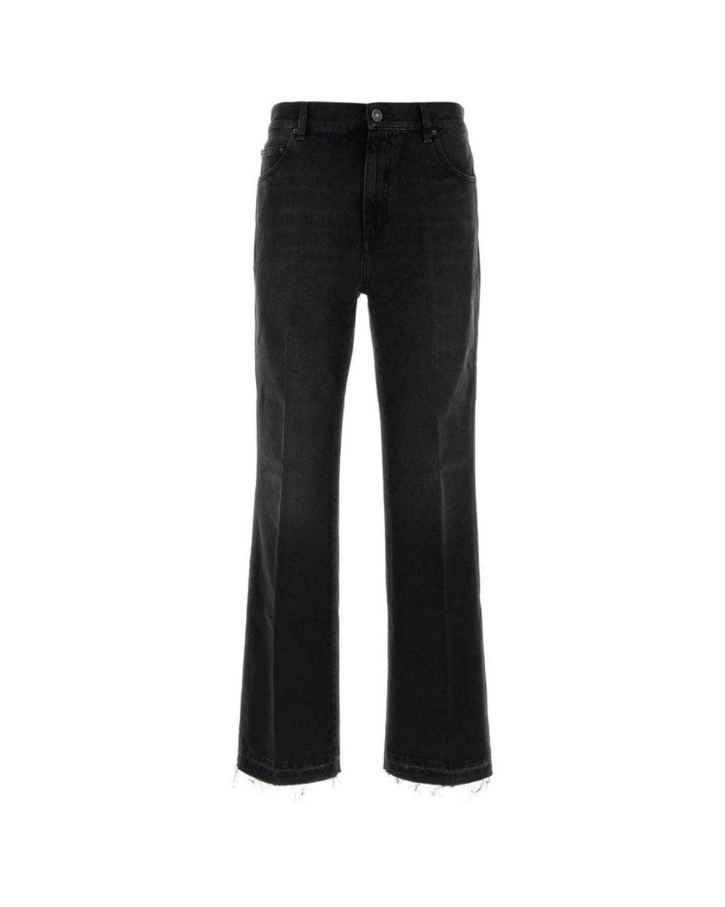 Amiri Black Mid Rise Jeans for men