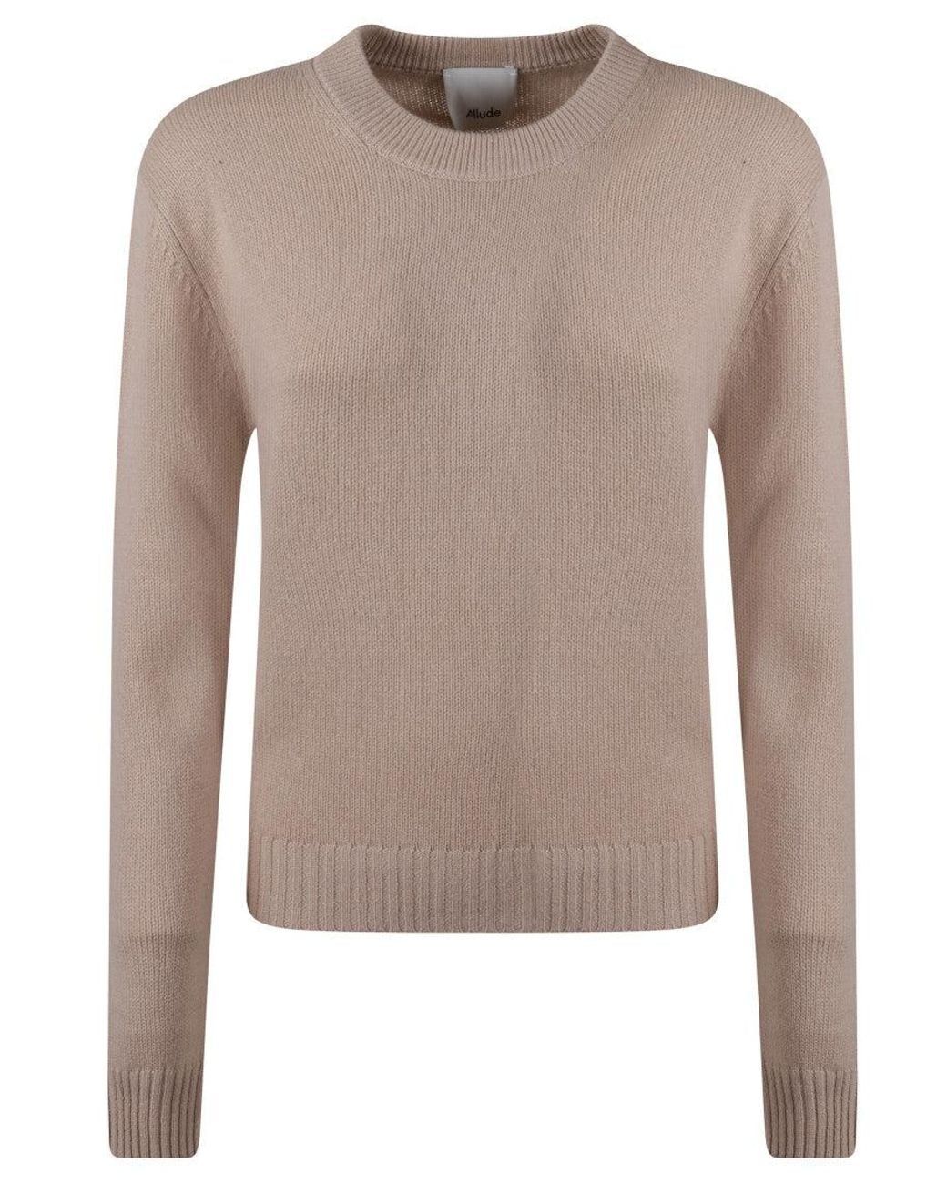 Allude Natural Wool Sweater