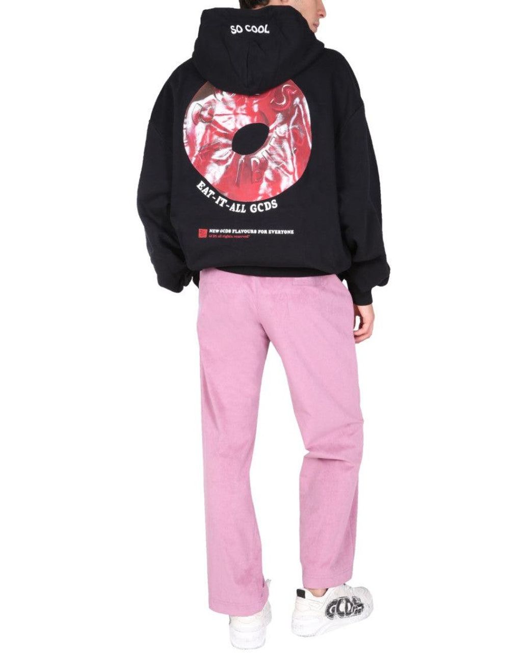 Gcds Black Edibles" Sweatshirt for men