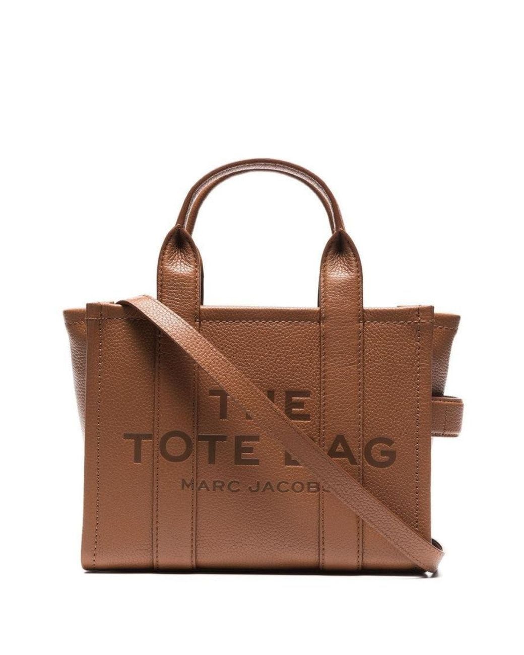 Marc Jacobs Brown The Leather Small Tote Bag