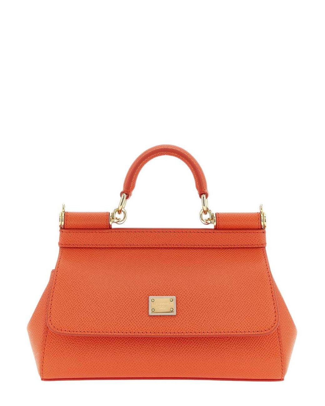 Dolce & Gabbana Red Sicily Mini Satchel