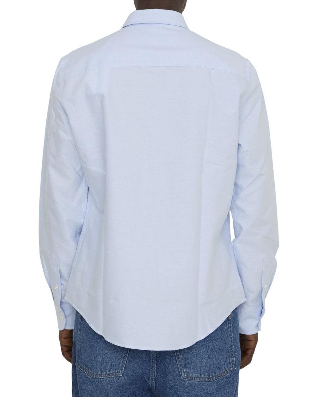 AMI Blue Light Regular Shirt for men