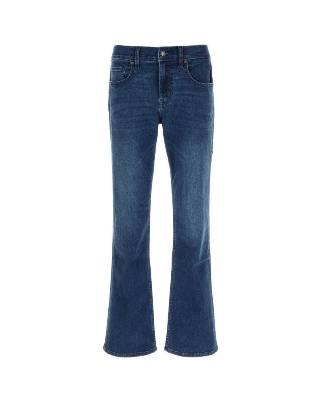 7 For All Mankind Blue Bootcut None Jeans for men