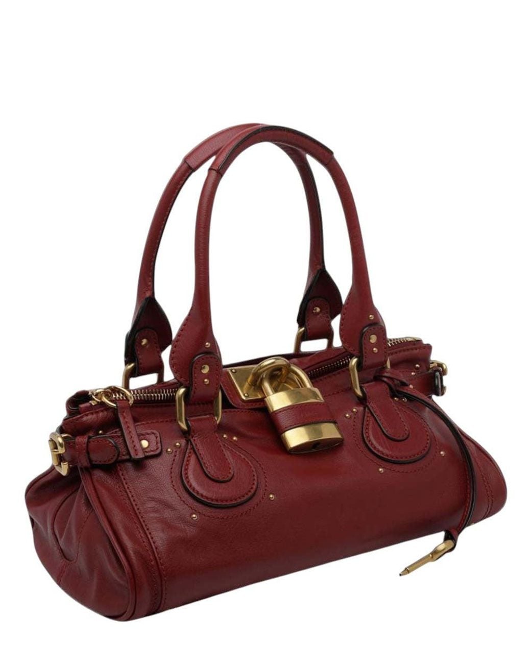 Chloé Red Paddington Large Shoulder Bag
