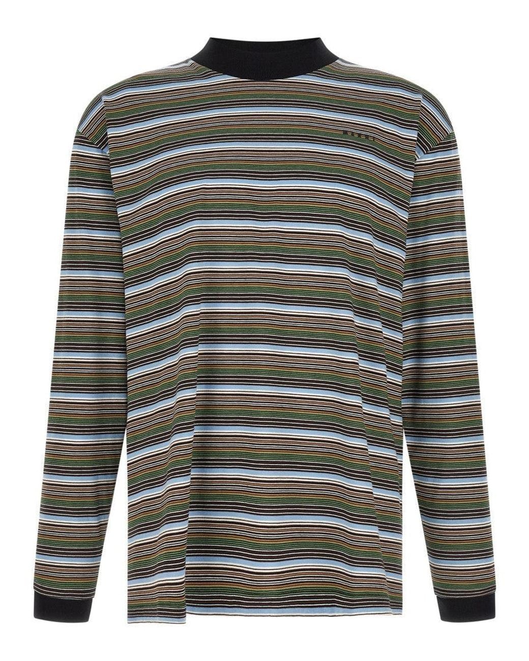 Marni Gray Stripes T-Shirt for men