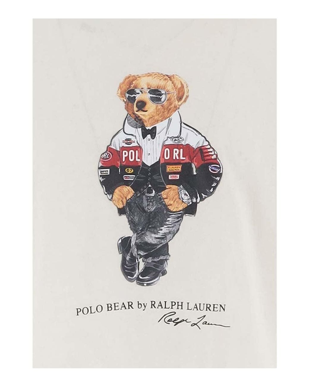 Polo Ralph Lauren White Polo Bear T-Shirt for men