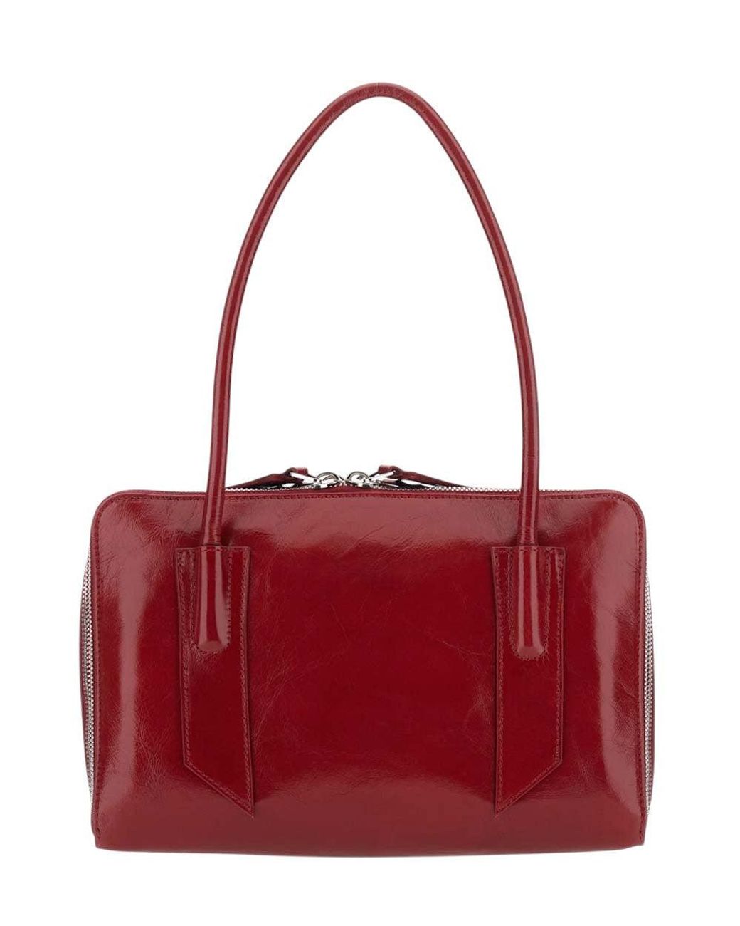 The Attico Red L' Altra Di Milano Large Shoulder Bag