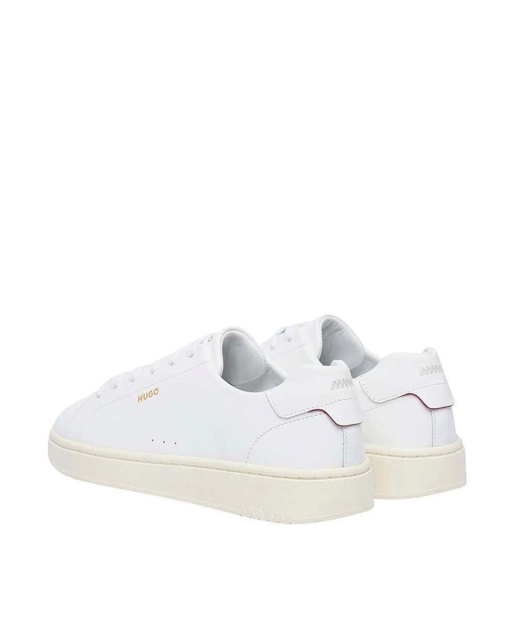 HUGO White Neston Logo Sneakers for men