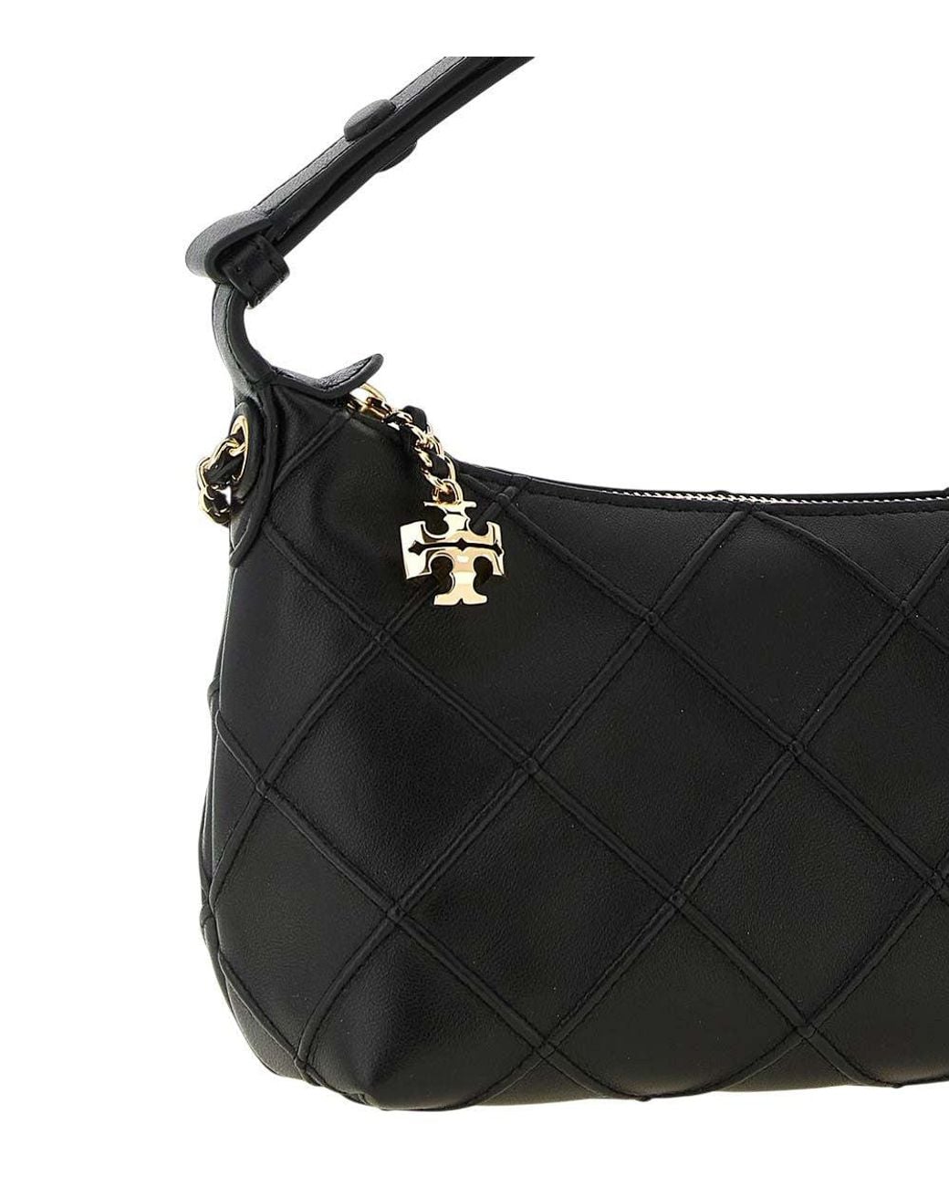 Tory Burch Black Fleming Mini Shoulder Bag