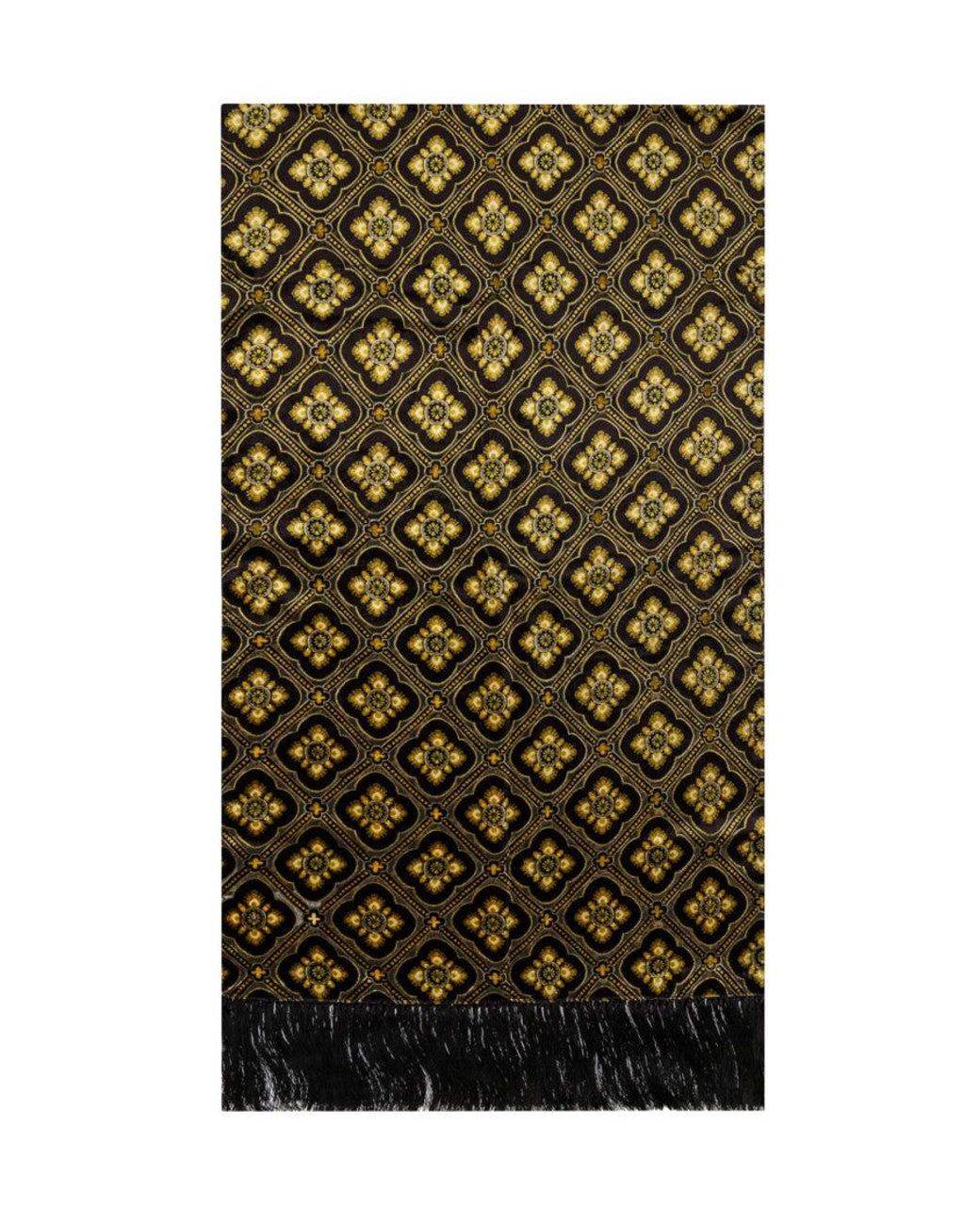 Etro Green Fringed Scarf