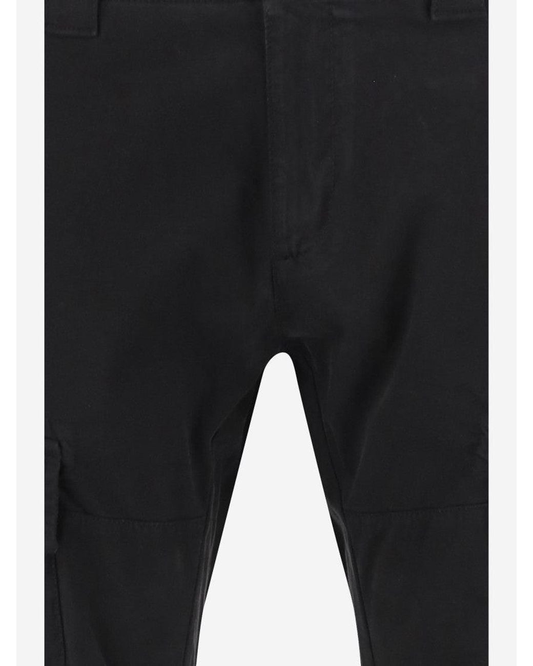 C P Company Blue Narrow Leg Cargo Pants for men