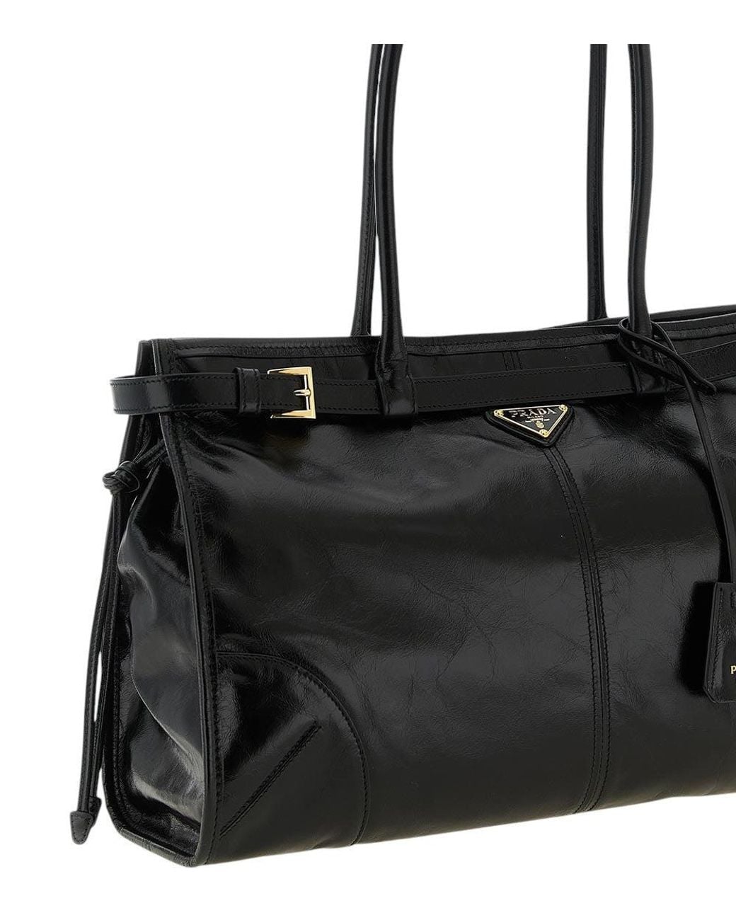 Prada Black Bonnie Large Tote